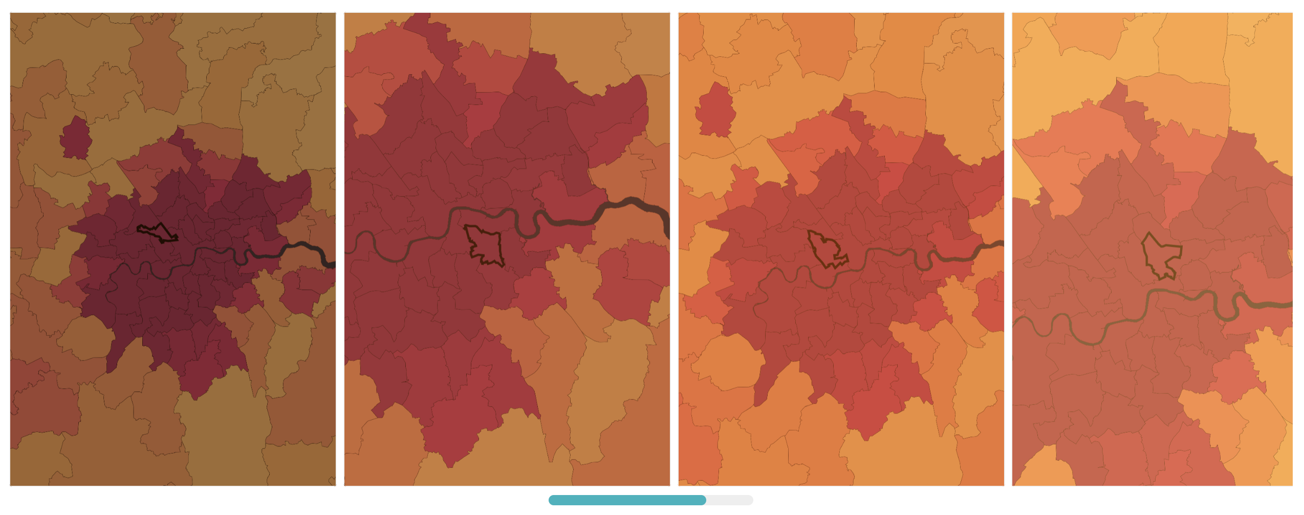 EVA England constituency heatmap