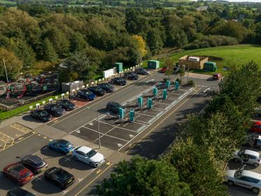 Applegreen Electric Hopwood charging site