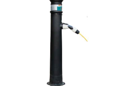 Shell Recharge ubitricity bollard charger