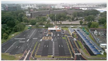 bp pulse gigahub NEC aerial image