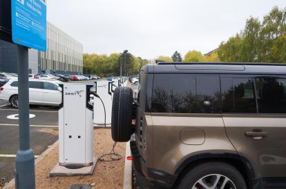 Zest charge points at University of Warwick