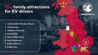 Top family attractions for EV drivers