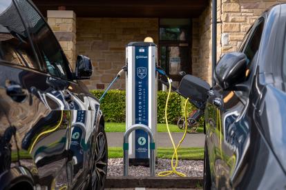 Connekt EV charging at Cameron House, Loch Lomand