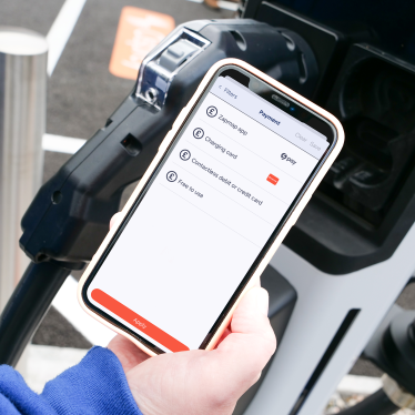 The zapmap app showing payment filters