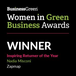 Women in Green Business awards - winner - Nadia Misconi