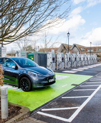 InstaVolt charging at Syon park