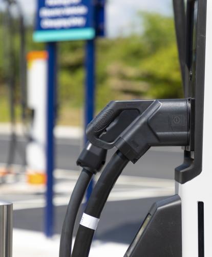 Osprey charge point close-up