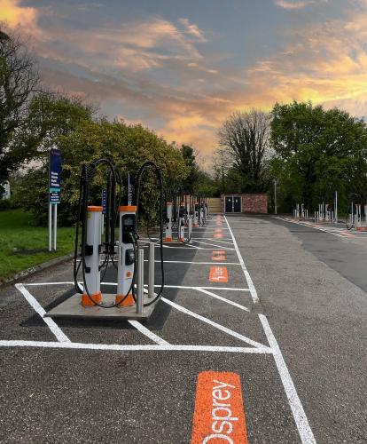 Osprey opens Merseyside's largest ultra-rapid EV charging hub