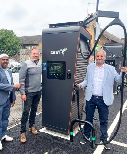 Cllr Abdul Abdullahi, Robin Heap  (Zest) and Cllr Sabri Ozaydin 