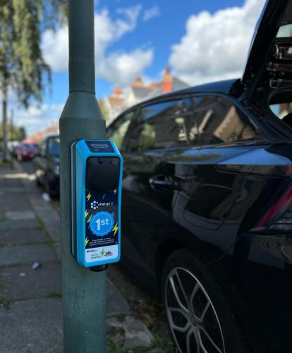 char.gy LEVI funded charge point