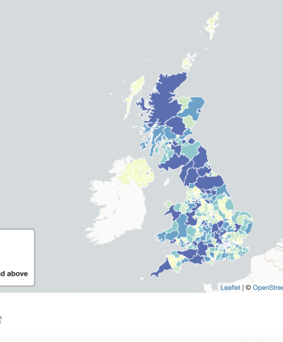 DfT local authority map