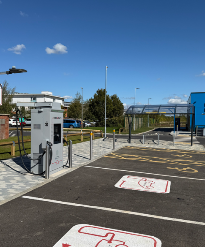 Bicester Greggs - InstaVolt charging hub