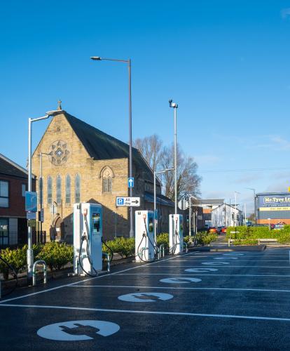 Zest charging hub Ashton-under-Lyne