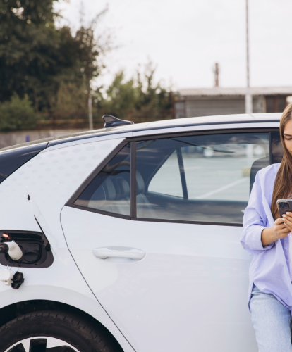 Global Women in EV Day - stock photo