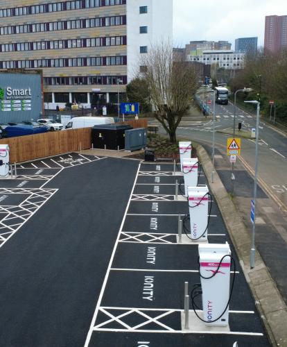 IONITY Birmingham Aston charging site
