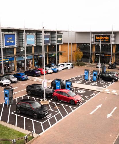 RAW Charging powers up hub at Leamington Shopping Park