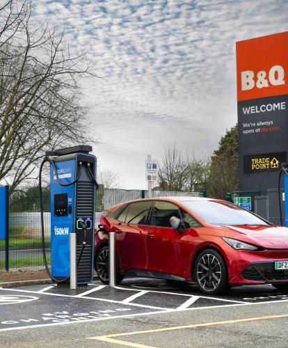RAW Charging to launch charging hubs at 26 B&Q stores