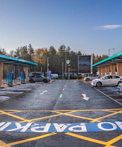 Source EV charging at Myrekirk Roundabout,  Dundee