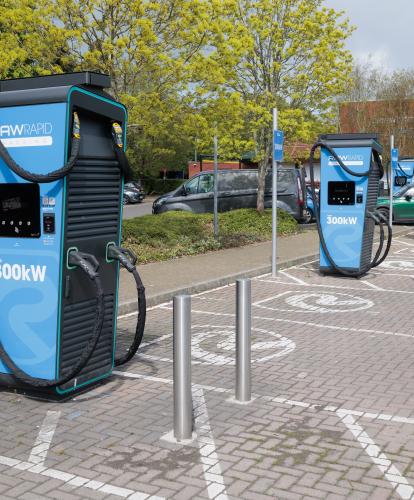  RAW Charging launches the largest and highest power EV charging hub in West Sussex
