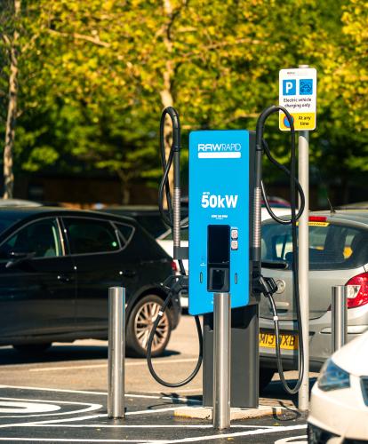 RAW Charging brings new EV charging hub to Clarks Village in Somerset