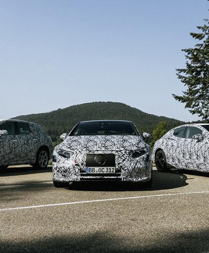 Mercedes Benz EQS the first of six new EVs due
