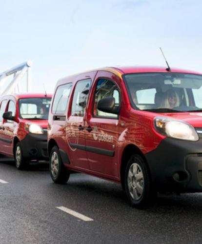 Postal service gets more than 200 EV vans