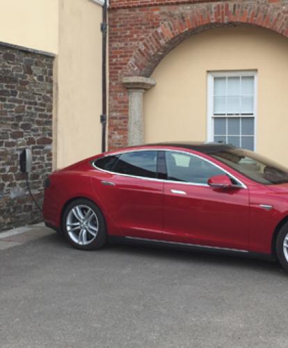 Pentillie Castle signs up to Tesla Destination charging