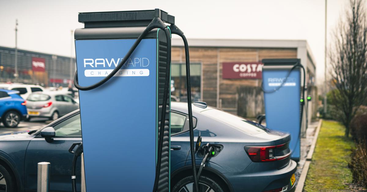 RAW offers free EV charging to celebrate new rapid hub launch - Zapmap