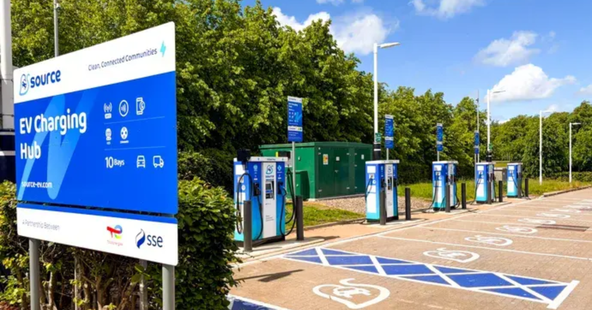 New Ultra-rapid Source EV charging hub launched at Edinburgh Park - Zapmap