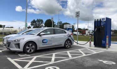 esb ecars EV on charge