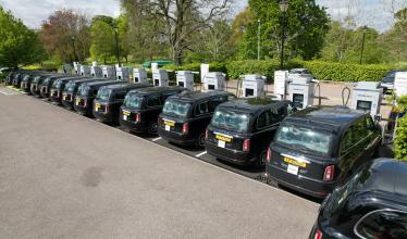 Black cabs InstaVolt Syon Park