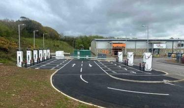 IONITY hub in Bodmin