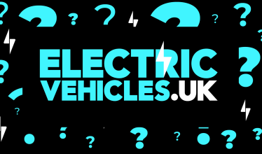 Electric Vehicles UK logo and background