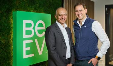Be.EV x Schroders: Left:Asif Ghafoor, CEO of Be.EV, Right: Matthew Baddeley, Lead Asset Manager at Schroders Capital