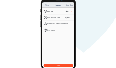 Pay in the Zapmap app
