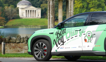 BonVoy Charge EV at Stourhead National Trust