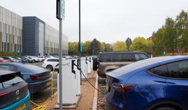 Zest charge points at University of Warwick