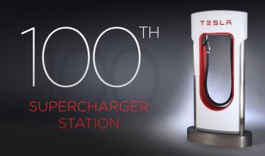 Tesla Supercharger Network sees installation of 100th unit