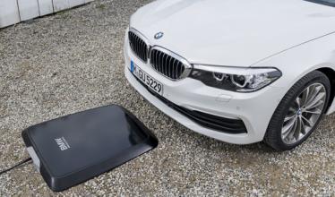 BMW GroundPad wireless charge point launched