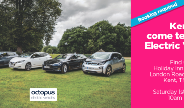 Kent Electric Vehicle Drive Day - Sat 1st December