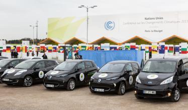 COP 21 EV fleet covers 110,000 miles