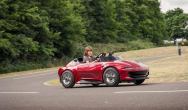 Scaled-down electric car aims to engage next generation of drivers