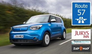 Route 57 UK road trip set to be all-electric