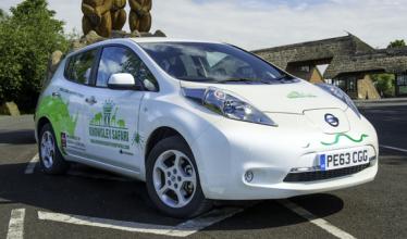 Knowsley Safari moves closer to sustainability goals with Nissan LEAF EV 