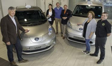 Nissan EV taxis pass three million mile mark