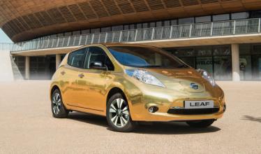 Athletes given extra drive for gold with Nissan Leaf