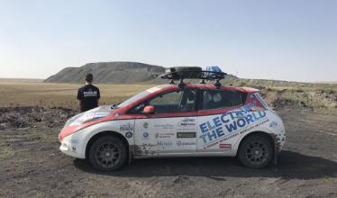 Nissan Leaf completes 8,000 mile Mongol Rally