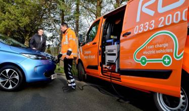 RAC develops mobile charger to deliver EV Boost to electric vehicles