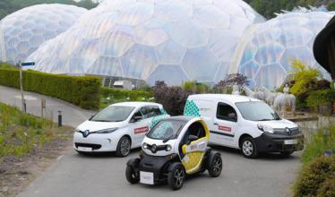 Renault EVs give Eden Project a boost