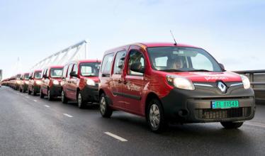 Postal service gets more than 200 EV vans